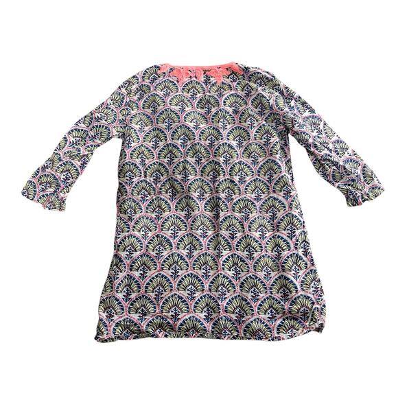 Roberta Roller Rabbit Tunic Top Sz 10 Girls Swim Cover Up 3/4 Sleeve Lightweight - Picture 4 of 5